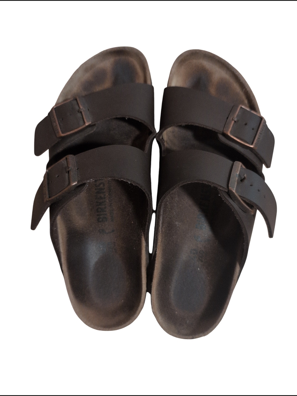 Birkenstoc Brown Arizona Two-Strap Sandals